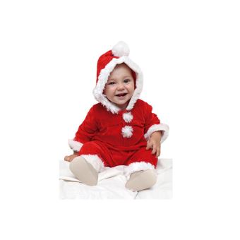 Costume Bebe Pere Noel Taille 0 1 An Rouge Deguisement Enfant Achat Prix Fnac