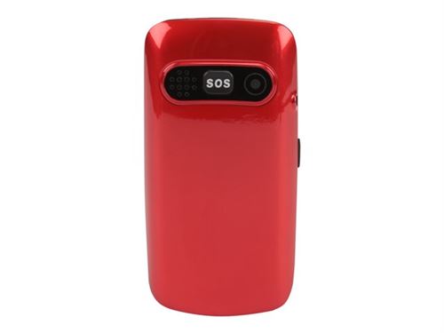 OLYMPIA PRIMUS - Téléphone de service - double SIM - microSD slot - Écran LCD - rouge