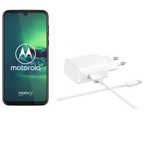 Chargeur pour Motorola Moto G8 Plus + Câble USB Type C