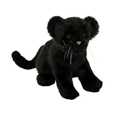 Hansa Peluche Panthère Noire Bébé Assis 20cmH/20cmL