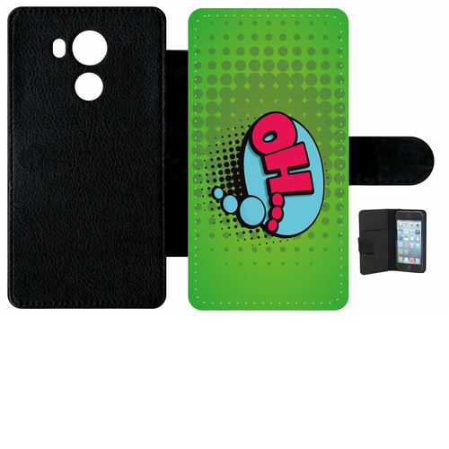 Etui À Rabat Huawei Mate 8 Oh Fond Vert