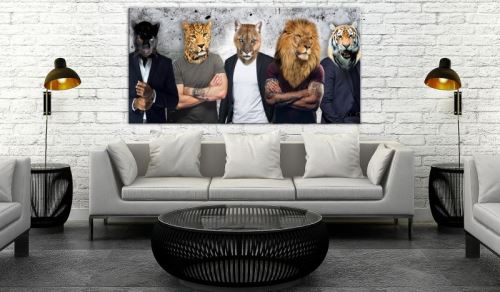 Tableau - Different Faces (1 Part) Wide .Taille : 70x35