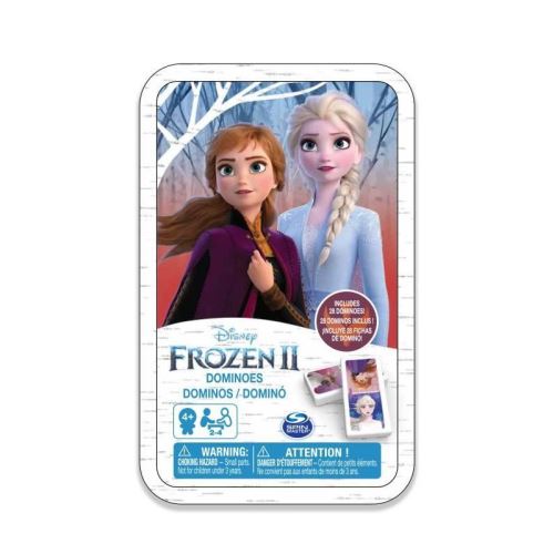 LA REINE DES NEIGES 2 - Boite métal Dominos