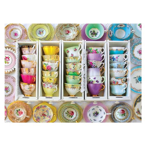 Puzzle Eurographics - Boîtes de tasses à thé, 1000 pièces