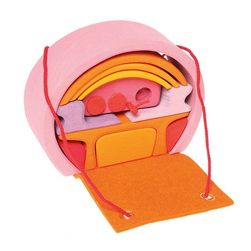 Maison mobile Rose/Orange - GRIMM'S