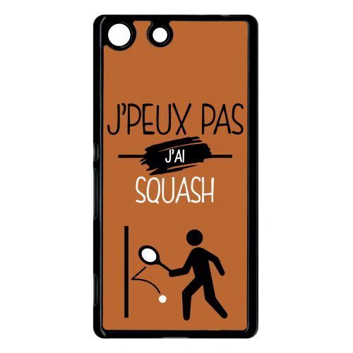 Coque sony xperia m5 j peux pas j ai squash 7