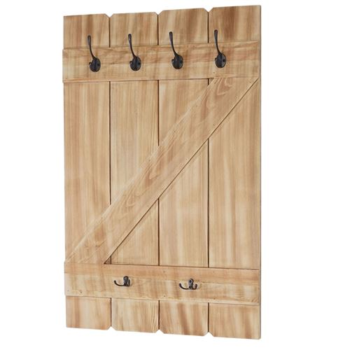 Porte-tasses MENDLER HWC-D13, Étagère suspendue 91x60cm Pin