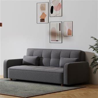 Gris Scandinave Places CopenhagueCanapé Convertible 3 UzMVpSGq