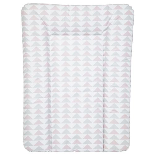 Matelas à langer essentiel motifs géométriques rose/gris - babycalin