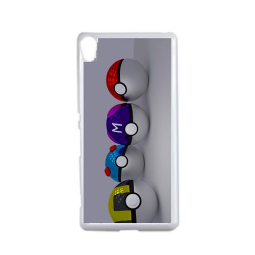 Coque Pokeball Compatible Sony Xperia X Transparent