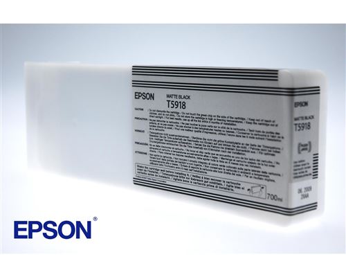 Epson T5918 - noir mat - originale - cartouche d'encre