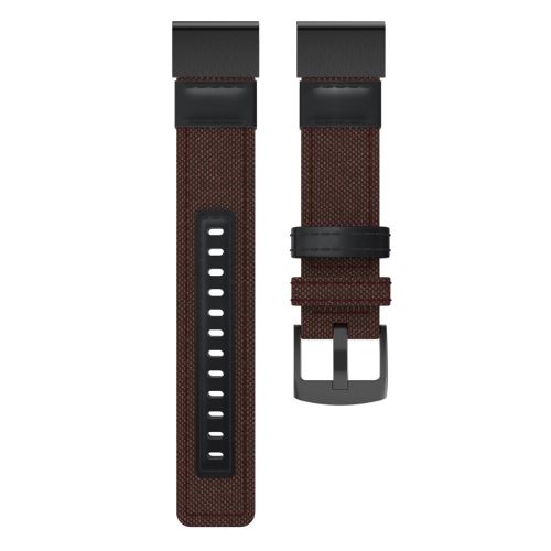 Bracelet de montre Compatible avec Garmin Fenix 5X/5X Plus/Fenix 3/3HR - Marron