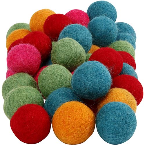 Creotime perles 20 mm 64 pièces