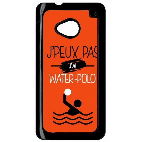 Coque htc m7 j peux pas j ai water polo 5