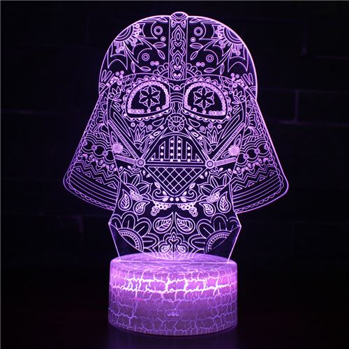 Stack Lampe 3D Tactile Veilleuses Enfant 7 Couleurs Avec Telecommande - Star Wars #197 - Image 2