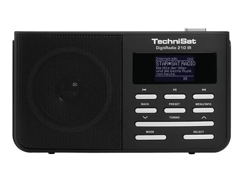 TechniSat DigitRadio 210 IR - DAB draagbare radio - Netwerk