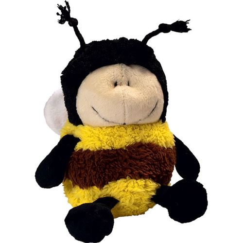 Peluche abeille - EMMA - 60336 noir et jaune
