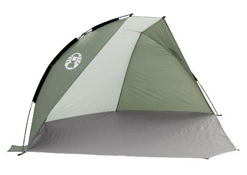 Coleman Dôme solaire avec abri de plage anti-UV Vert/Gris