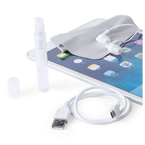Ensemble d'Accessoires pour Smartphone ou Tablette (4 pcs) 144995 - Blanc