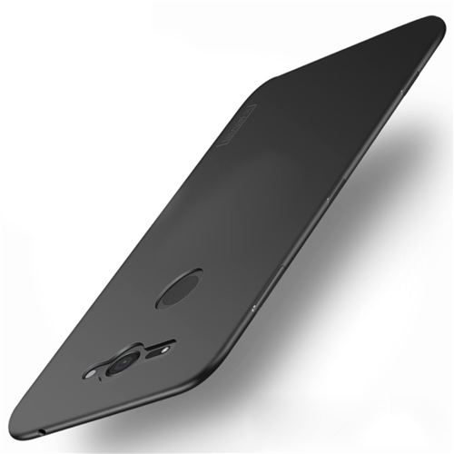 Coque en silicone ultra-mince dépoli noir pour votre Sony Xperia XZ2 Compact