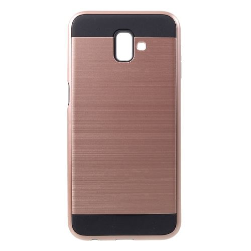 Coque en TPU et combo or rose pour votre Samsung Galaxy J6 Plus