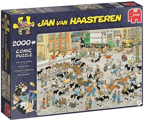 Jumbo puzzle Jan van Haasteren De Veemarkt 2000 pièces