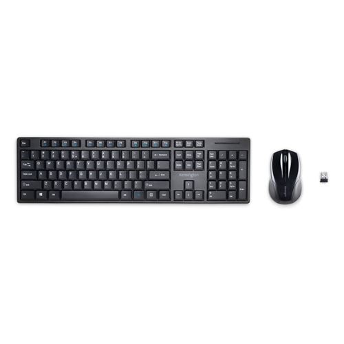 Pas De Marque Noir Kensington Pro Fit Low-Profile Desktop Set - Ensemble Clavier Et Souris - Sans Fil - 2.4 Ghz - Espagnol - Image 1