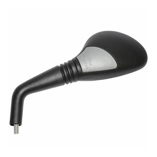 Retroviseur scoot adaptable mbk 50 nitro 2000+2008-yamaha aerox 1997+2000 noir-gris gauche (homologue ce) -vicma-