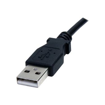 StarTech.com Câble d'alimentation USB vers prise DC de 91 cm - Cordon USB vers connecteur Type M 5V - Câble d'alimentation - USB (alimentation uniquement) (M) pour prise CC 5,5 mm (M) - 91 cm - moulé - noir - pour P/N: DVI2VGACON, SPDIF2AA, ST122LE, ST - 1