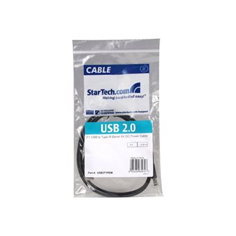 Câble D'alimentation DC Vers USB – 5V – Fiche 5.5 X 2.1mm – Pour Caméra Et Appareils électroniques