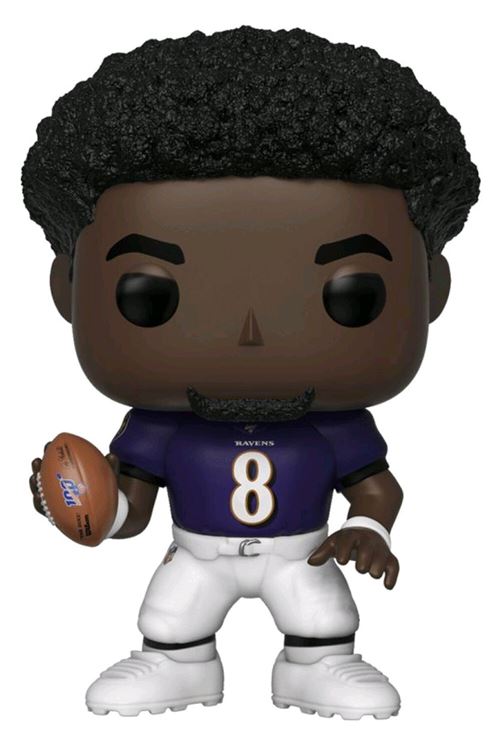 NFL - Figurine POP! Lamar Jackson (Ravens) 9 cm