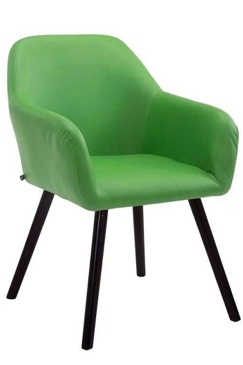 Chaise Visiteur Achat V2 similicuir , Vert/Café