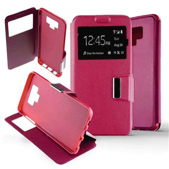 Etui Folio Rose compatible Samsung Galaxy Note 9 - 1