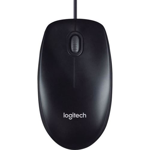 Logitech M90 HD Optical Mouse - Black - Maus (Schwarz)