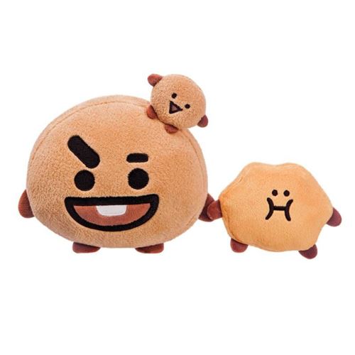 Aurora peluche Linefriends Bt21shooky 17 cm en peluche marron