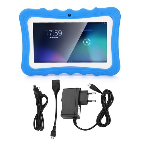MY-Q768 Mini Tablette Tactile Enfant 7 po Bleu