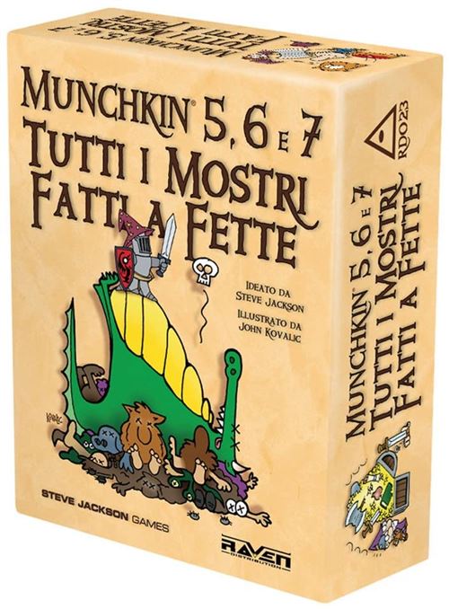 Raven Munchkin 5, 6 et 7 – Tous Les Monstres Faits à tranches