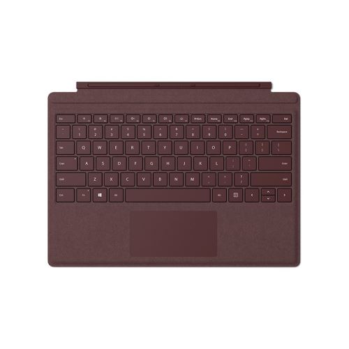 Tablette accessoires Microsoft Surface Pro Signature Type Cover Cover Port Bourgogne Clavier Pour Téléphones Portables