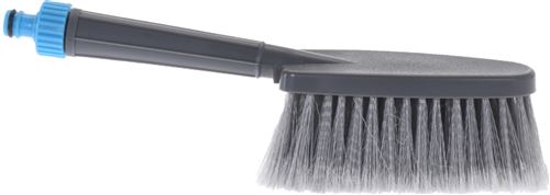 Pro Garden brosse à laver 31,5 x 6,5 cm en polypropylène gris/bleu