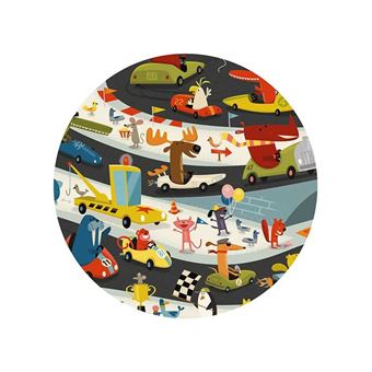 Puzzle enfant Djeco Rallye Automobile 54 pièces