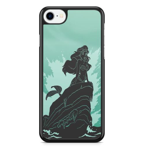 Coque Fifrelin Noire pour iPhone 11 La Petite Sirene Disney Ariel