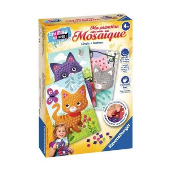 RAVENSBURGER - Ma premiere mosaique Chats