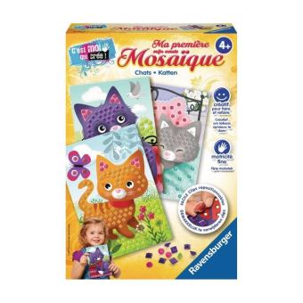 RAVENSBURGER - Ma premiere mosaique Chats