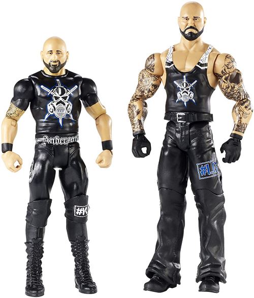 WWE - Luke Gallows et Karl Anderson Pack de 2 Figurines, FMF71