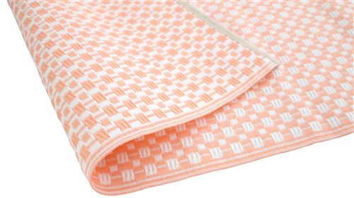 Tapis extérieur et intérieur rose et blanc - Solys - Rose
