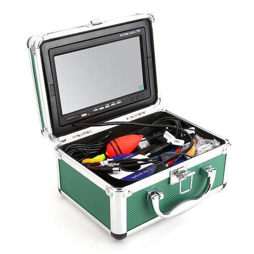 7in moniteur 30m 1000TVL pêche sous-marine de pêche vidéo Fish Finder avec 8G TF carte 110-240V UE