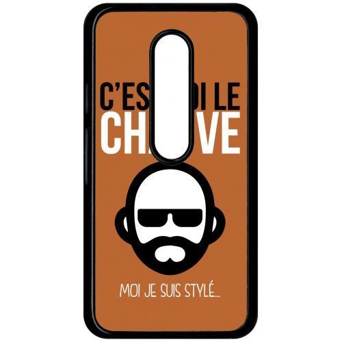 Coque motorola moto g 3eme gen c est toi le chauve moi je suis styl 8