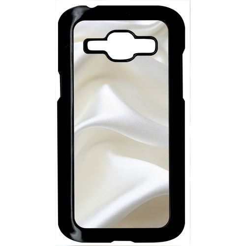 Coque Soie Blanche Compatible Samsung Galaxy J1 Transparent