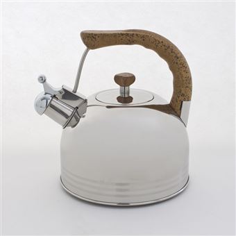 Bouilloire sifflante 3 litres - Lacor - Argent - Inox - 1