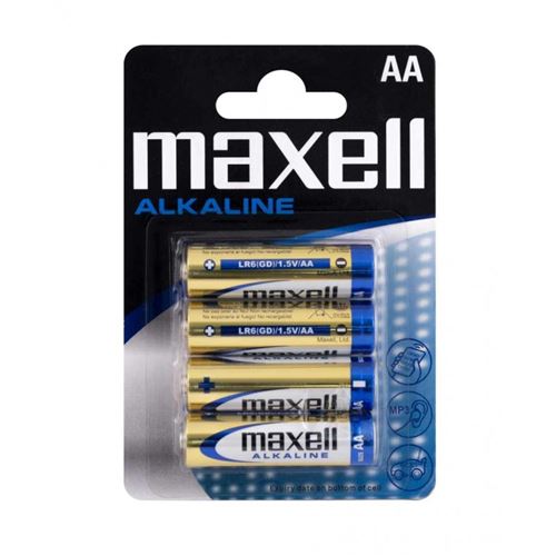 Maxell Batterie Alkaline AA , 4 Stück